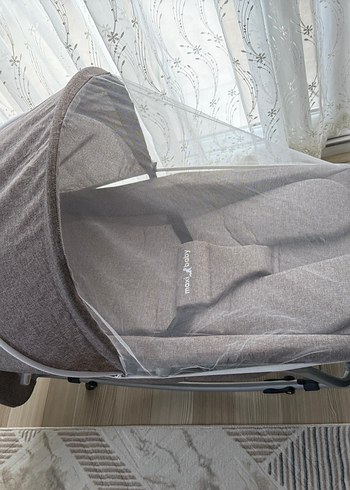 0 - 13 kg Beden Gri Kahverengi Bebek Beşiği ve Sepeti ana kucağı