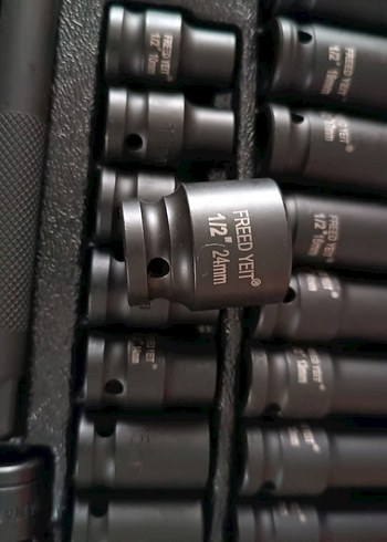 Decathlon 27 Parça 1/2'' Havalı Darbeli Lokma Seti Sürücü soket seti