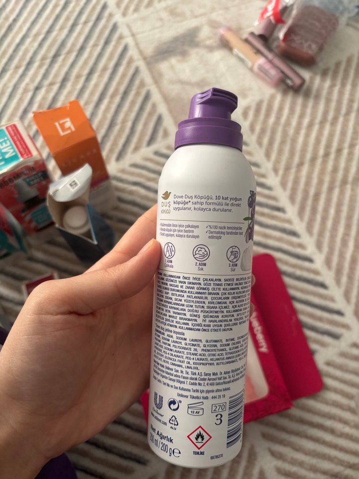 Dove Acai Yağlı Yoğun Köpük Duş Köpüğü - Görsel 2