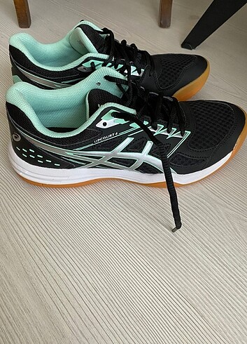 40,5 Beden siyah Renk Asics kadın voleybol ayakkabısı