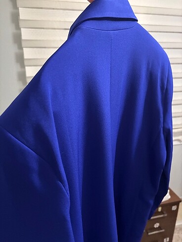 l Beden lacivert Renk Mavi blazer ceket kadın