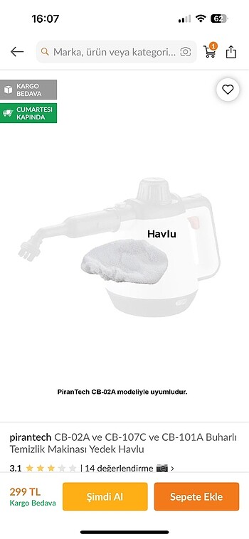 Diğer Pirantech yedek ürünler
