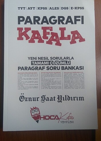 Tyt/Ayt/Kpss/Ales/Dgs Paragraf Kitabı