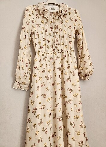 Faya butik minnoş şifon elbise