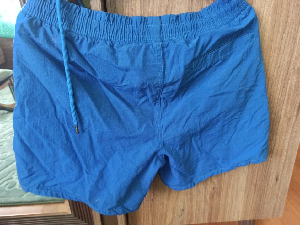 mavi renk Erkek Deniz Şortu - Görsel 4