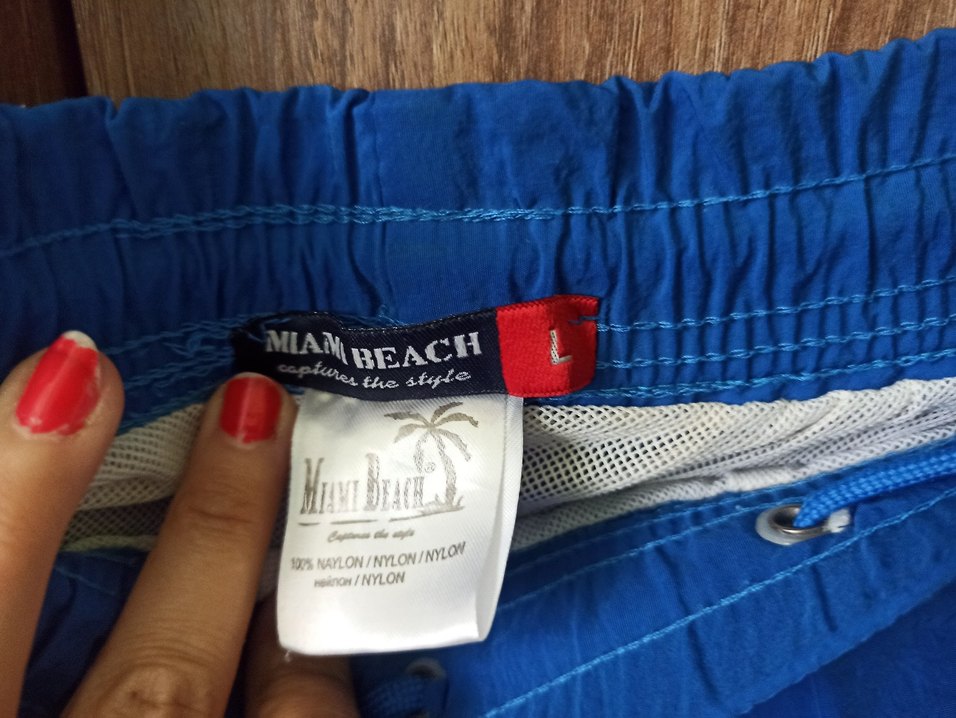 mavi renk Erkek Deniz Şortu - Görsel 3