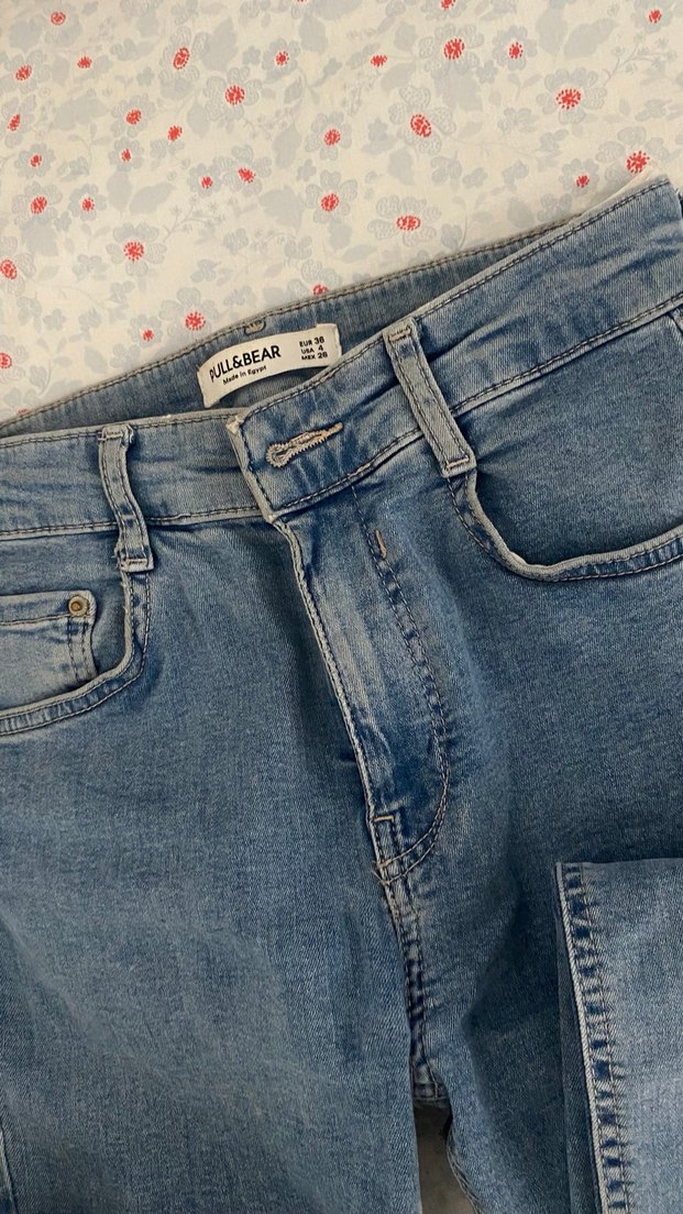 pull and bear skinny jean - Görsel 5