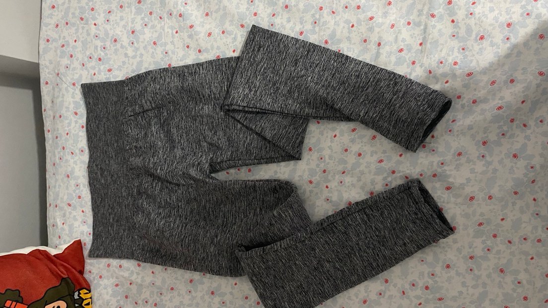 Kadın Gri Dar Kesim Tayt - Görsel 3