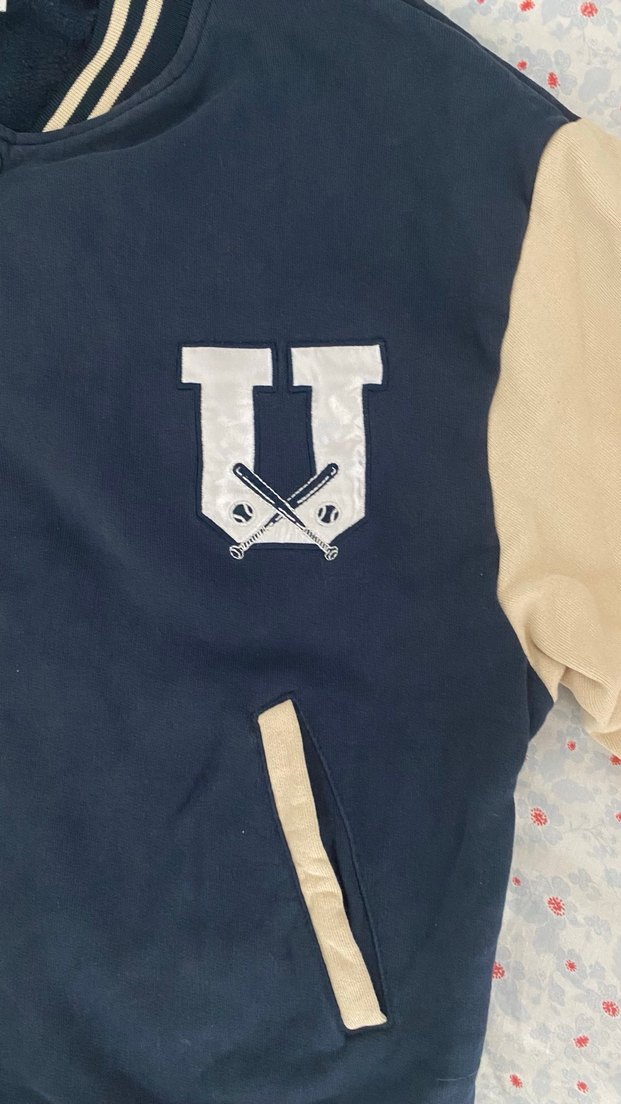 Lacivert kolej ceketi - Görsel 4