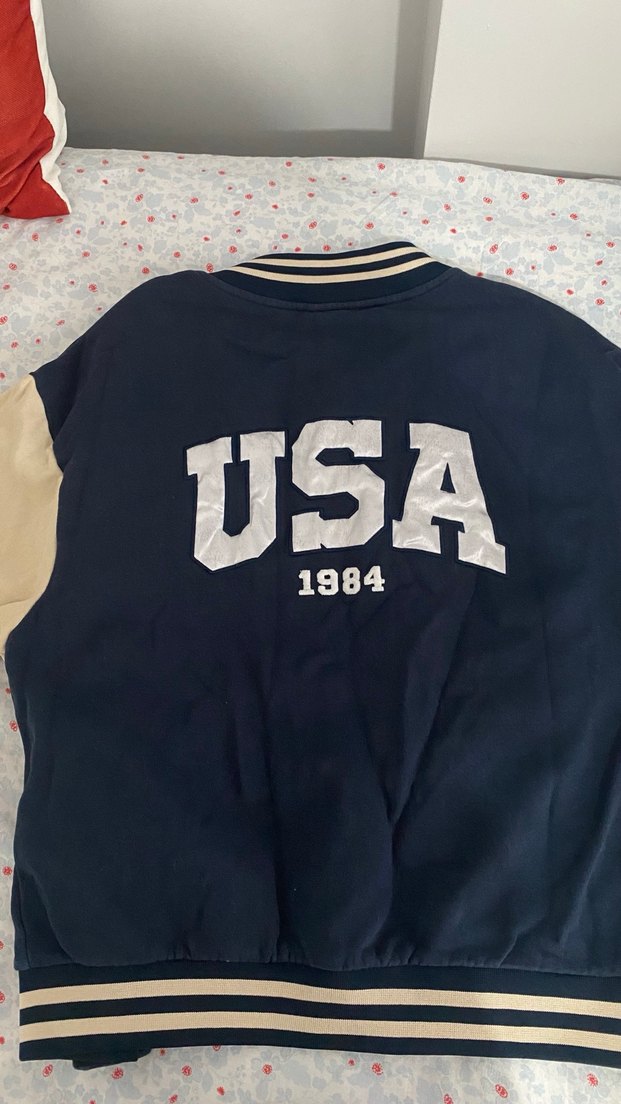 Lacivert kolej ceketi - Görsel 2