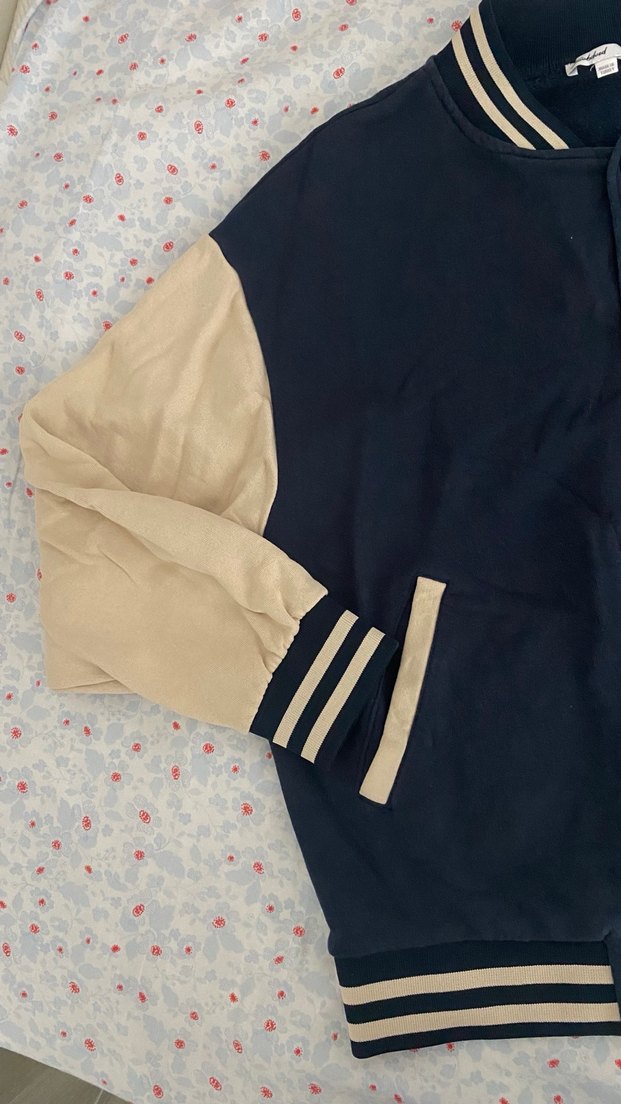 Lacivert kolej ceketi - Görsel 5