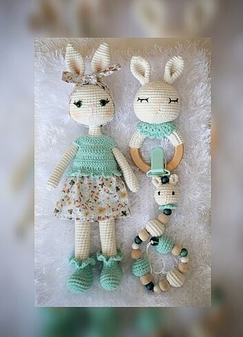 amigurumi uyku arkadasi set