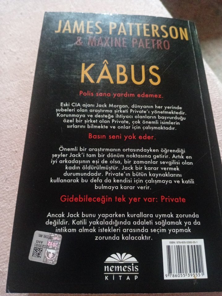 James Patterson - Kâbus Romanı - Görsel 4