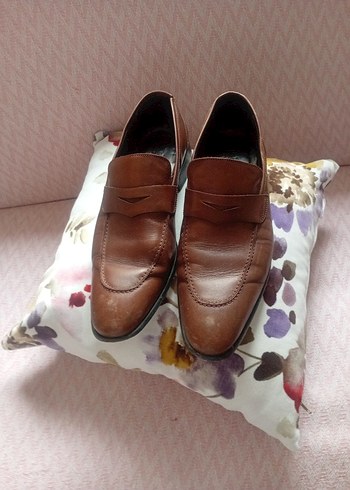 Kahverengi Deri Klasik Erkek Ayakkabısı - Görsel 7