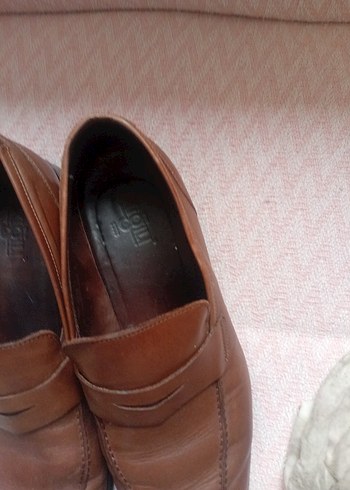 Kahverengi Deri Klasik Erkek Ayakkabısı - Görsel 3