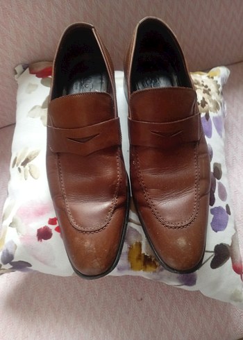 Kahverengi Deri Klasik Erkek Ayakkabısı - Görsel 6