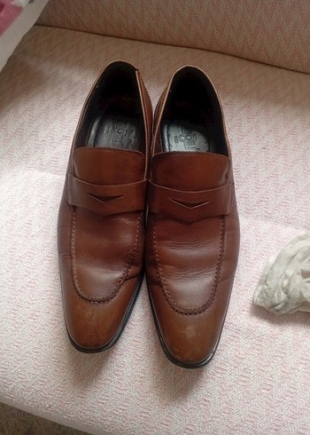 Kahverengi Deri Klasik Erkek Ayakkabısı - Görsel 4