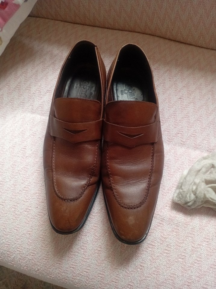 Kahverengi Deri Klasik Erkek Ayakkabısı - Görsel 4