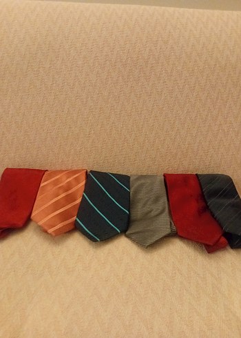 Erkek Çok Renkli Klasik Kravat Seti 6 adet fiyatıdır - Görsel 5