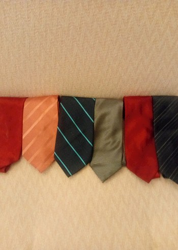 Erkek Çok Renkli Klasik Kravat Seti 6 adet fiyatıdır - Görsel 2