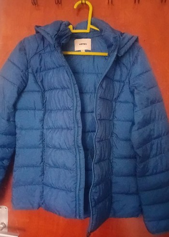 Mavi Kadın Midi Boy Kaban - Görsel 8