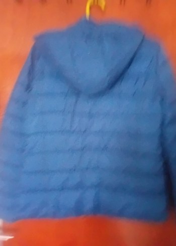 Mavi Kadın Midi Boy Kaban - Görsel 4