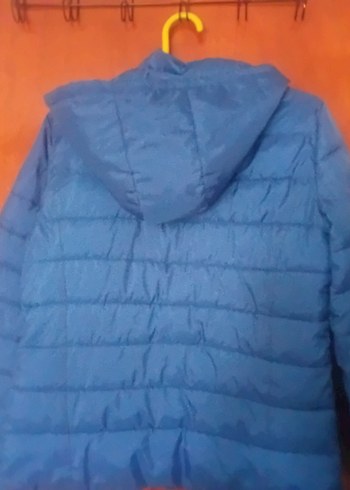 Mavi Kadın Midi Boy Kaban - Görsel 3