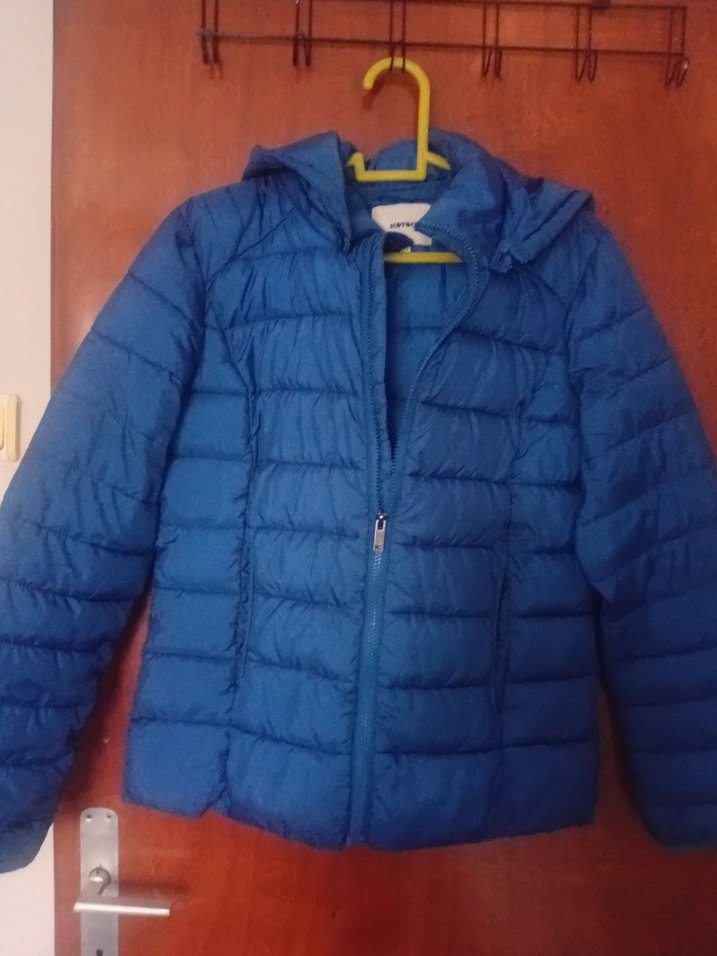 Mavi Kadın Midi Boy Kaban - Görsel 5