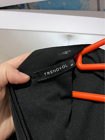 Siyah tül elbise - Görsel 6