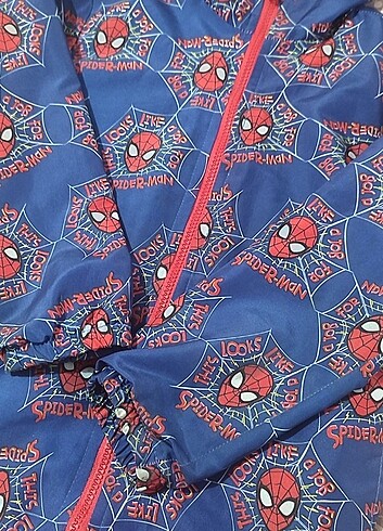 Spider-Man Erkek çocuk yağmurluk