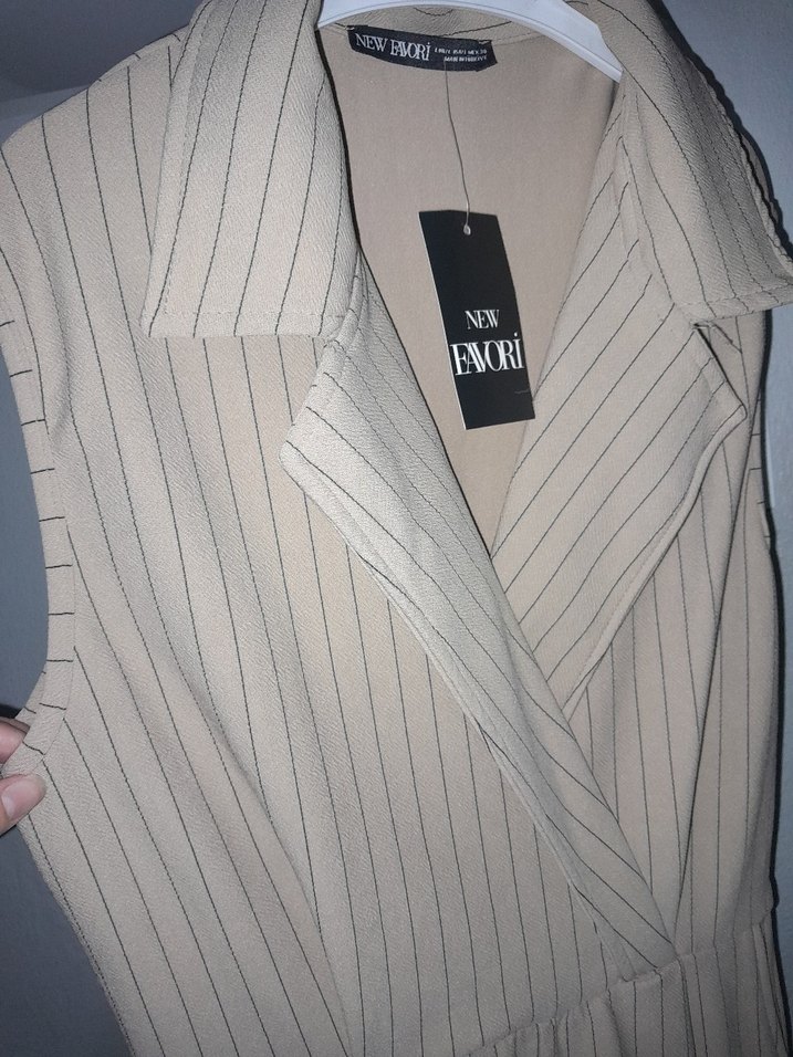 Bej Kadın Uzun Tulum - Görsel 3