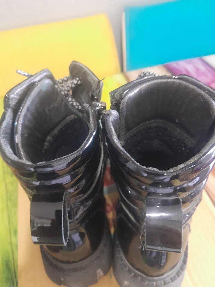 Kızlar için siyah rugan Bot - Görsel 5