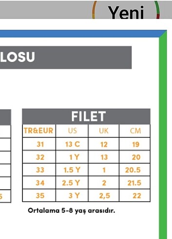 Kız  çocuk  spor ayakkabı yeni sezon - Görsel 6