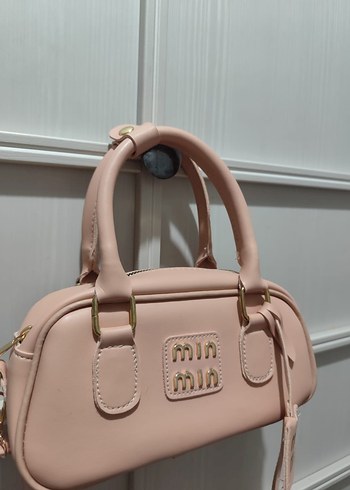 Pembe Deri Kadın Çanta - Görsel 3