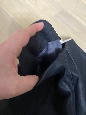 40 Beden siyah Renk H&M marka deri tayt