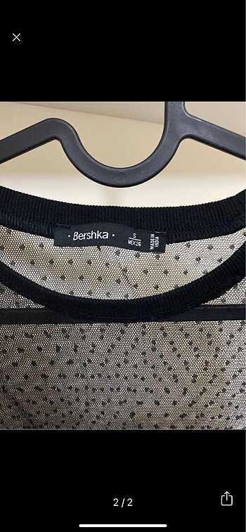 Bershka Siyah bluz