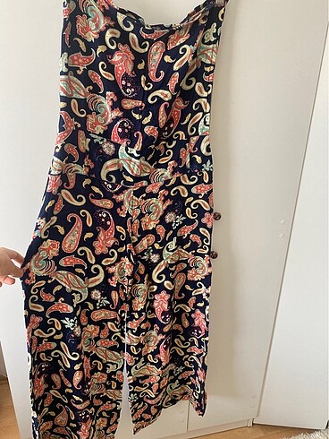 xl Beden Tiffany marka desenli tulum
