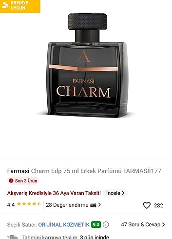 Charm parfüm