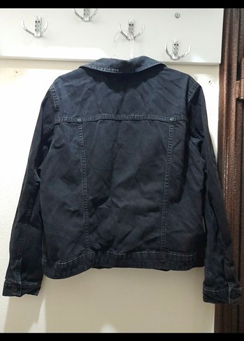 LC Waikiki Siyah Düğmeli Kadın Denim Ceket