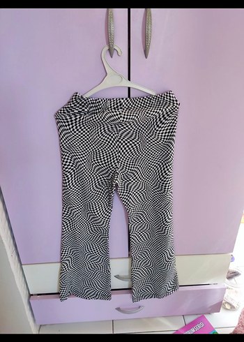 Gri Desenli Beli Lastikli çocuk Pantolonu - Görsel 2