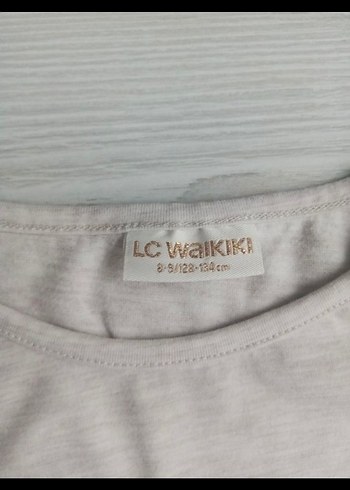 Kız Çocuk Gri Uzun Kollu Tişört Tül Detaylı - Görsel 4