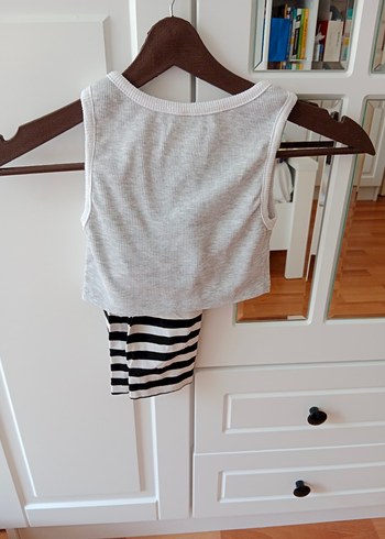 Gri Baskılı Çocuk Atlet - Görsel 2