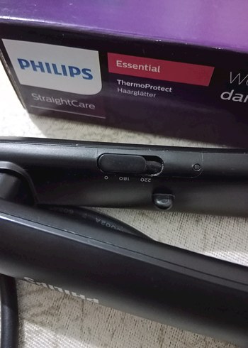Philips Essential ThermoProtect Siyah Saç Düzleştirici