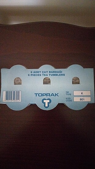 6 adet çay bardağı