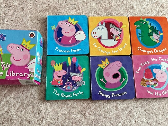 Diğer Peppa Pig ingilizce mini çocuk kitap seti