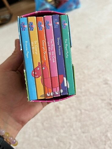  Beden Peppa Pig ingilizce mini çocuk kitap seti