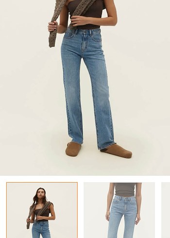 Stradivarius D98 Kadın Denim Pantolon