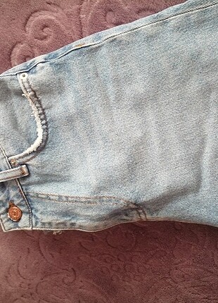 Topshop açık mavi mom Jean