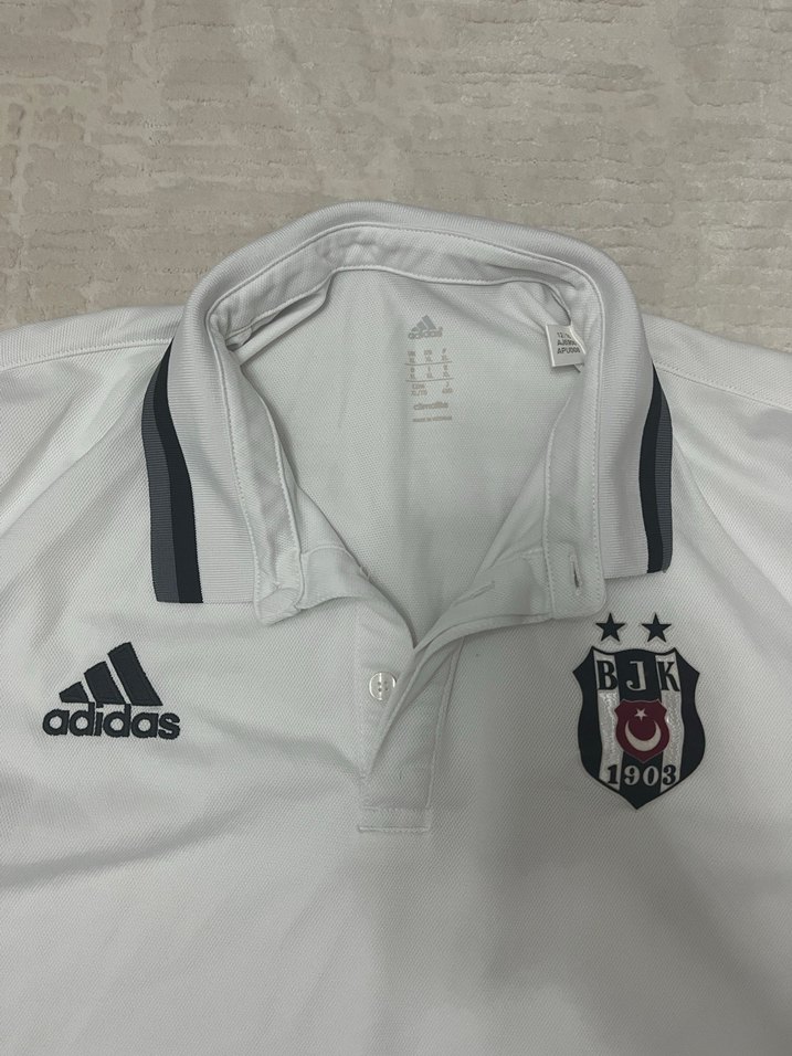 Erkek Beyaz Kısa Kollu Beşiktaş Forma orijinal - Görsel 2