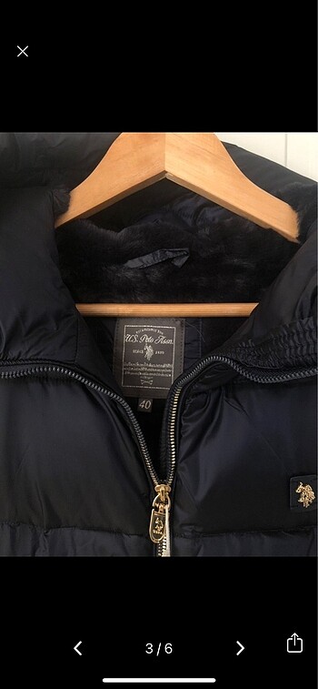 46 Beden Us Polo assn uzun yelek